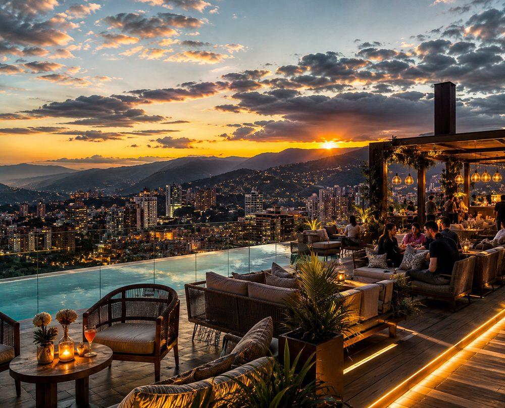 Poblado rooftops
