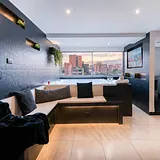 Modern Jacuzzi Suite • AC + Views photo 1